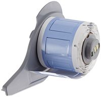 Brady M71-375-1-342 BMP71 PermaSleeve Wire Marker Sleeves, 0.645" Height, 1.015" Width, Polyolefin (B-342) White (Roll of 100)