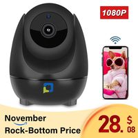 OPTJOY Wireless Security Camera, 1080P WiFi IP Camera, Pan/Tilt/Zoom Home Indoor Surveillance Camera Auto Night Vision, Motion Tracker, Two-Way Audio, iOS/Android APP, Free Cloud Service