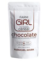 Farm Girl Breakfast Keto Granola - Delicious Chocolate Taste - Low Carb Cereal, Gluten & Grain Free- High Fat, High Protein Keto Cereals Energy Snack- Great for Ketogenic & Diabetic Kitchen- 10.58oz