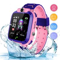 Smart Watch for Kids Waterproof LBS Tracker, Kids Watches Boys Girls with 1.44 inch Touch Screen 2-Way Calling SOS Alarm Clock Camera Kids Smartwatch Compatible with Android and iOS