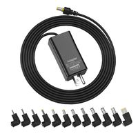 90w Universal Laptop Charger Mini Power Adapter Supply for Lenovo Hp Dell Acer Asus IBM Toshiba Compaq Samsung Sony Fujitsu Gateway Notebook Ultrabook,Portable Travel Laptop Charger DC15-20V