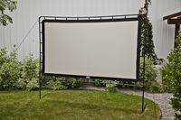 Camp Chef Outdoor Entertainment Gear Curved Portable Movie Projection Screen