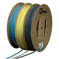 Panduit HSTTV25-C Thin Wall VW-1 Polyolefin Heat Shrink, 0.25-Inch, Black