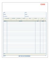 Adams Order Book, Carbonless, White/Canary/Pink, 3-Part, 8-3/8 x 10-11/16 Inches, 50 Sets (TC8100)