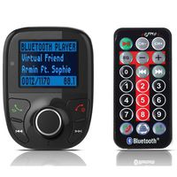 LCD Car Kit Mp3 Bluetooth Player Fm Transmitter Modulator Sd MMC USB Remote (A-Bluetooth FM Transmitter)