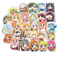 Himouto! Umaru-chan Waterproof Laptop Stickers Waterproof Skateboard Snowboard Car Bicycle Luggage Decal 50pcs Pack (Himouto! Umaru-chan)