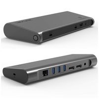 (Latest Gen) WAVLINK 8K Dual DisplayPort Thunderbolt 3 (USB C Compatible) Docking Station with 60W PD,Dual DisplayPort 1.4, 3xUSB 3.1, 2 xUSB 3.0, Gigabit Ethernet, Audio, for Mac & Windows