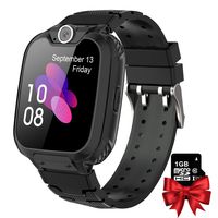 MeritSoar Kids Smartwatch with 1GB Card Music MP3 Player 7 Games Sports Smartwatch with Phone Call, Work with or Without Sim Card for Children Boys Girls Students 4-12 Years Old