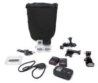 DURAGADGET Soft Black Protective Pouch - Compatible with GoPro HD Hero 1 | 2 | 3 & 3-Plus