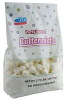Party Sweets White Buttermints, 2.75 Pound, Appx. 350 pieces from Hospitality Mints