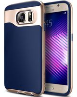 Caseology Wavelength for Galaxy S6 Case (2015) - Stylish Grip Design - Navy Blue