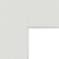 Craig Frames B155 16x20-Inch Mat, Single Opening for 12x16-Inch Image, Pumice with Cream Core