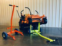 Ballard Inc Super Jack Pro - Mower Jack- ZTR, Stander, Walk Behinds (High Vis Orange)
