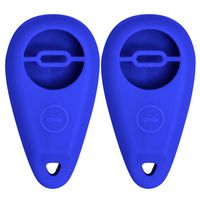 Keyless2Go New Silicone Cover Protective Case for Remote Key Fobs with FCC CWTWB1U819 - Blue - (2 Pack)
