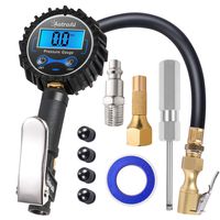 AstroAI ATG250 Digital Tire Inflator with Pressure Gauge, 250 PSI Air Chuck and Compressor Accessories Heavy Duty with Rubber Hose and Quick Connect Coupler for 0.1 Display Resolution