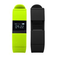 iTouch iFitness Activity Tracker with Lime Green Strap and Bonus Black Strap