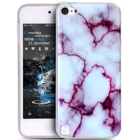 UCLLiPod Touch 6 Case ,iPod Touch 5 Case , Marble Design Slim Soft TPU Bumper Protective Durable Shockproof Case For Ipod Touch 5/Touch 6 (Purple)
