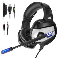 Xiuzhifuxie Active Noise Cancelling Headphones Bluetooth Headphones with Mic Deep Bass Wireless Headphones Over Ear, Comfortable Protein Earpads,Gaming Headset Headphones Wired E-Sports Headphones