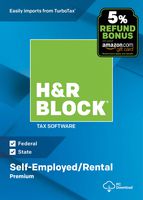 H&R Block Tax Software Premium 2018 with 5% Refund Bonus Offer [Amazon Exclusive] [PC Download]