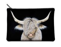 Studio Oh! Large Zippered Pouch Available in 8 Designs, Rachel Brown Beau the Yak