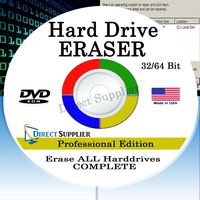 PROFESSIONAL HARD DRIVE ERASER 32/64Bit Professional Edition - Wipe your Hard Drive Securely for for ALL operating systems
