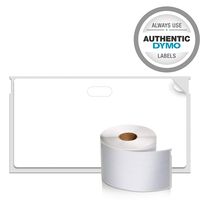DYMO Authentic LW Name Badge Labels | DYMO Labels for LabelWriter Printers (2-1/4" x 4"), 1 Roll of 250
