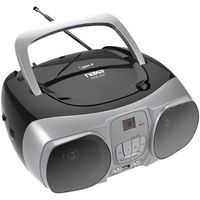 NAXA Electronics NPB-260 MP3/CD Boombox with USB Player, Black