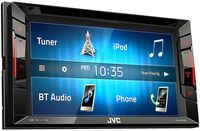 JVC KW-V240BT BT/DVD/CD/USB Receiver with 6.2-inch Clear Resistive WVGA Touch Panel (Renewed)