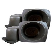 6" x 9" Fitted Foam Acoustic Speaker Baffles - Car Audio Bass Reflex System by Install Bay IBBAF69 (2 Pairs)