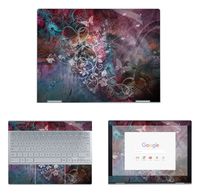 decalrus - Protective Decal Floral Skin Sticker for Google PixelBook (12.3" Screen) case Cover wrap GOpixelbk12-10