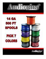 Choose 7 colors 14 Ga 500' ea Audiopipe Car Audio Home Primary Remote Wire