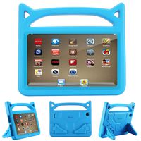 2019 All-New 7 Tablet Case,Tablet 7 Case for Kids,Riaour Shockproof Light Weight Handle Kids Friendly Case for 7 Inch Tablet (Compatible with 9th Generation 2019/7th Generation 2017)(Blue)