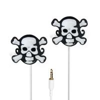 VIBE SOUND VS-802-SKULL Molded Skull Earbuds