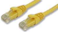 Lynn Electronics ECAT5-4PR-05YEB 5-Feet Yellow Booted Patch Cable, 10-Pack