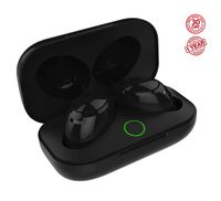 MEES T1 True Wireless Stereo Bluetooth in Ear Headphones with Microphone, for Running Gym, Black