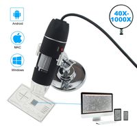 Tipmant USB Digital Microscope Magnification 40-1000x for Inspection, Industrial, Science Lab, Compatible with PC/Mac, Android Tablet/Smart Phone (Micro USB)