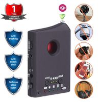 RF Signal Detector, Viiwuu Upgrate Spy Camera Detector Full Range Wireless Anti-Spy Bug Detector GSM GPS Tracker Device Finder FNR Full-Frequency Detector Audio Bug Detect Hidden Camera RF Detector