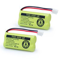 QBLPOWER 2.4V Rechargeable Battery Compatible with AT&T Vtech Phones BT18433 BT184342 BT28433 BT284342 BT-8300 BATT-6010 BT1011 BT1018 BT1022 BT1031 89-1326-00-00/89-1330-01-00/CPH-515D(Pack of 2)