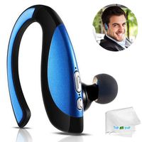 Bluetooth Headphone Music Earphone Stereo Headset Clear Microphone Wireless Earpieces Compatible with Cell Phones Samsung Galaxy S6 S7 Edge S8 Plus S8 S9 S10 Lg Xiaomi Car Trucker Driver Men Women