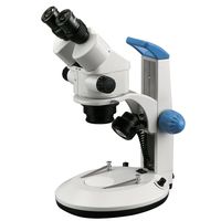 7X-45X Super Widefield Track Stand Stereo Binocular Microscope with Dual Lighting