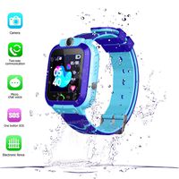 Kids Smart Watch GPS Tracke IP67 Waterproof - Boys Girls Smartwatches with SOS Camera Alarm Call Camera Alarm Games 1.44'' Touch Screen SOS Electronic Toy Birthday