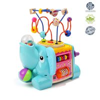 TOP BRIGHT Activity Cube Toys - Educational Baby Toys with Bead Maze for Toddlers 1 2 Year Old Boy and Girl Gifts