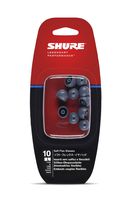 Shure EASFX1-10L Large Soft Flex Sleeves (10 Included/5 Pair) for SE115, SE315, SE425 & SE535 Earphones (Black)