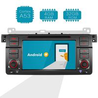 AMASE AUDIO Amaseaudio Android 8.0 Upgrade 7 Inch Octa Core 4GB Ram 32GB ROM Double 2 Din in Dash Car Stereo Radio Multimedia Navigation Receiver Head Units for E46
