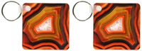 3dRose Argentina, Condor Agate Stone Pattern, Jaynes Gallery Key Chains, Set of 2 (kc_85211_1)