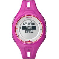 Timex Unisex TW5K87400 Ironman Run x20 GPS Full-Size Magenta Resin Strap Watch