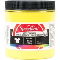 Speedball Art Products Fabric Screen Printing Ink, 8 fl. oz, Process Yellow