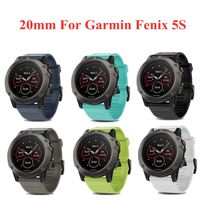 TECKMICO 6PCS Garmin Fenix 5 5S 5X Bands,Quick Release 20mm/22mm/26mm Replacement Bands for Garmin Fenix 5S/5S Plus,Fenix 5/5 Plus/Forerunner 935,Fenix 5X (20mm for Fenix 5S, 6-Pack)