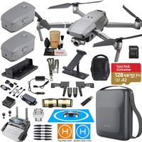DJI Mavic 2 Zoom Drone Quadcopter and Fly More Kit Combo Touring Bundle Comes with 3 Batteries, Professional Camera Gimbal, PGYTECH Stylish Carrying Case and Must Have Accessories