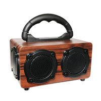 COOLOUS Wood Bluetooth Speakers Wireless Portable Audio System Bamboo Speaker Home Radio